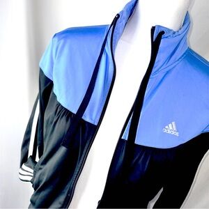 Adidas Two-Tone Blue and Black Jacket